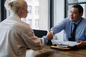 hiring hand shake