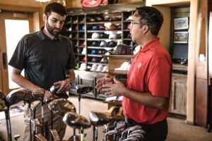 customer golf shop